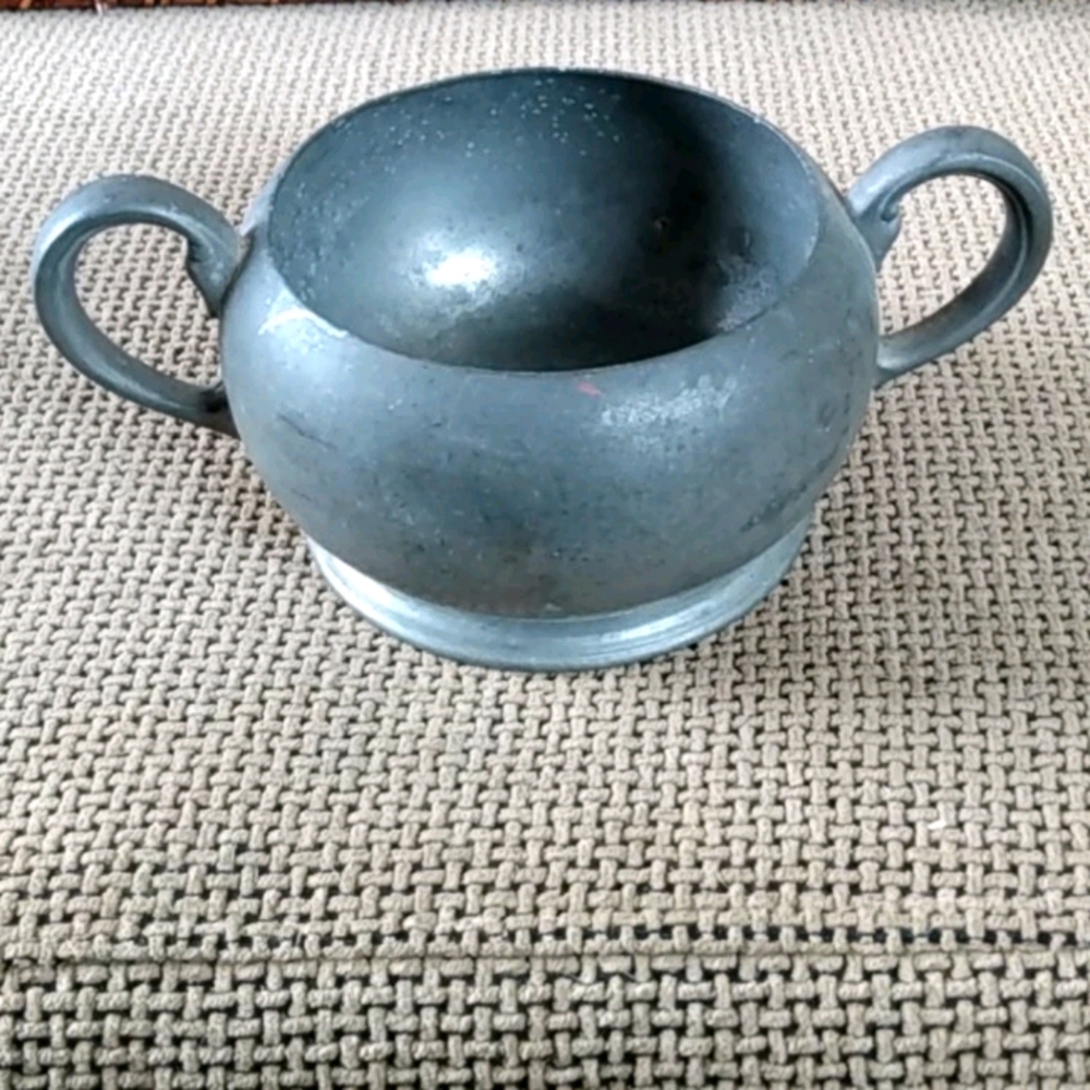 Vintage Insico Pewter Sugar Bowl